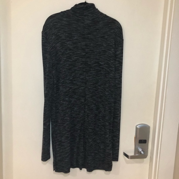 We The Free Free People Black & Gray Knit Long Sleeve Turtle Neck Dress Size L - Picture 4 of 9